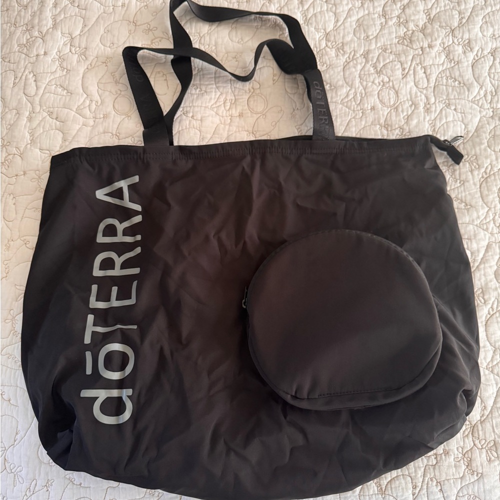 Doterra Black Tote Bag foldable